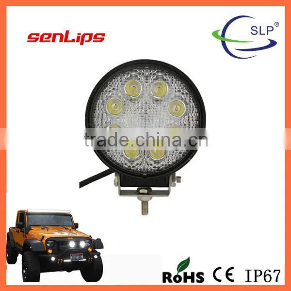 24W CIRCLE WORK LIGHT LED SUPER BRIGHTNESS CHEAPEST SPOT/FLOOD BEAM SUV, 4WD,OFF ROAD, ALL VEHICLE