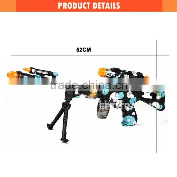Hot Selling Kids Funny Electric Plastic Toy Gun With Light and Sound photo-2