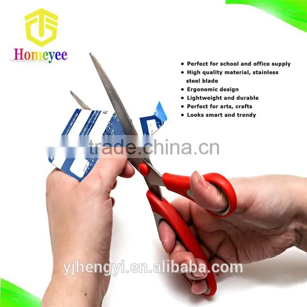 All Purpose Softgrip Handle Good Quality Straight Scissors Stainless Steel photo-6