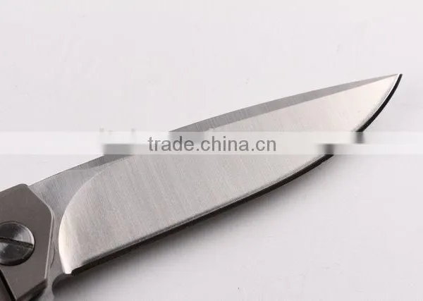 OEM TC4 Titanium Alloy Folding Knife With D2 Blades photo-4