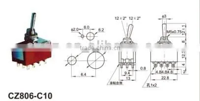 Micro 2 Pin Red 16a Rocker Switch Manufacture 250v T125 R11 3A 250V With CE,ROHS Certificate photo-5