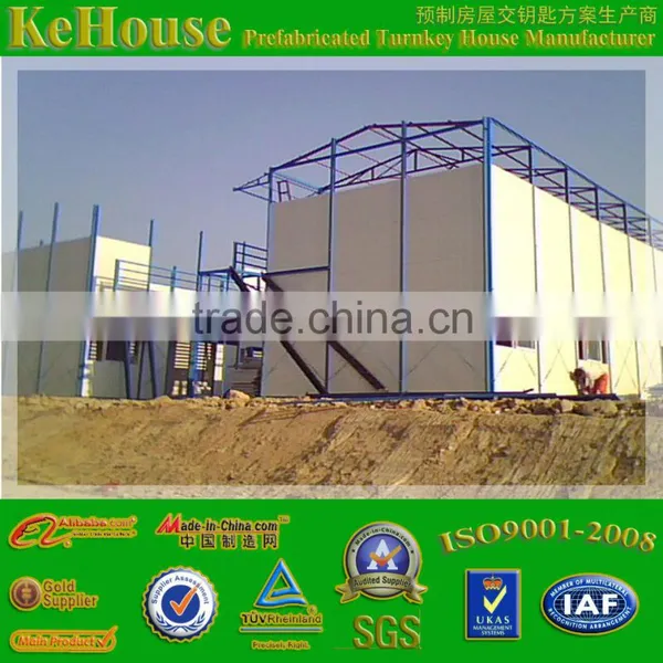 Sandwich Panel Light Steel Prebuilt Prefabricated House for Worker Construction photo-5