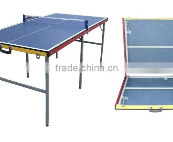 Factory Promotion Foldable Suitcase Table Tennis Table