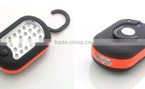 Ningbo JELO Hot Sales Promotion Super Bright 24+3LED 2 in 1 Work Light 27LED Outdoor Lamp With Hook Magnet photo-2