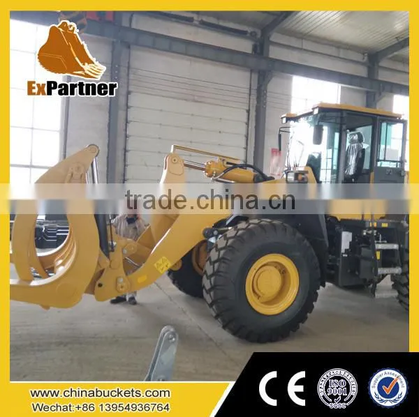 Brand New Hydraulic Grapple, Wheel Loader Grapple Forks From .com for SDLG Wheel Loader photo-2