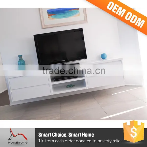 Unique Funiture Corner Design Tv Wall Cabinet In Living Room photo-3