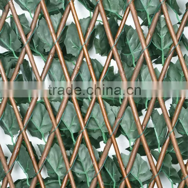 Artificial Fence With Willow Frame
