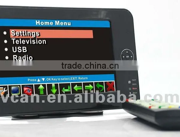DVB-T7012HD 7 Inch Portable Handheld HD DVB-T TV Receive Box photo-2