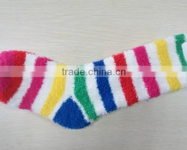 Fluffy Stripe Socks photo-5