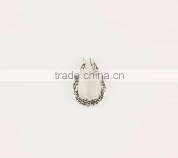 Sterling Silver Crystal Necklace Jewelry Accept OEM&ODM Supplier photo-3