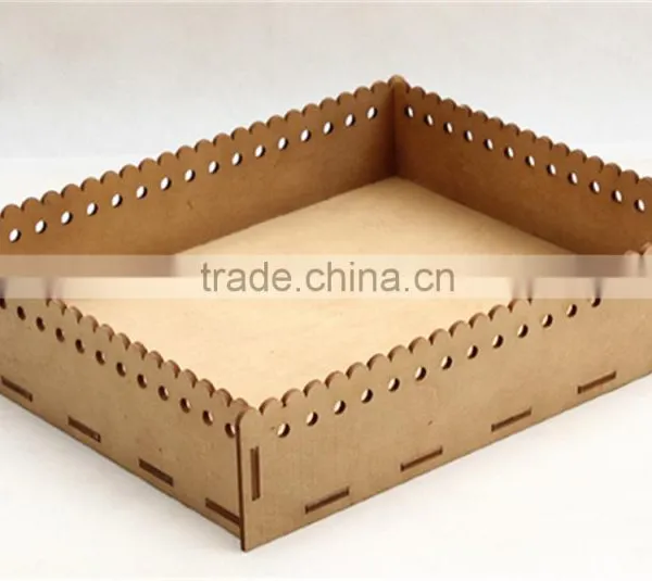 Plywood Tray With Hollow Out Holes,hollow Out Wooden Tray,hollow Out Serving Tray photo-3