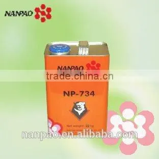 NANPAO Yellow Transparent Solvent Based Chloroprene Rubber Glue For Woodworking