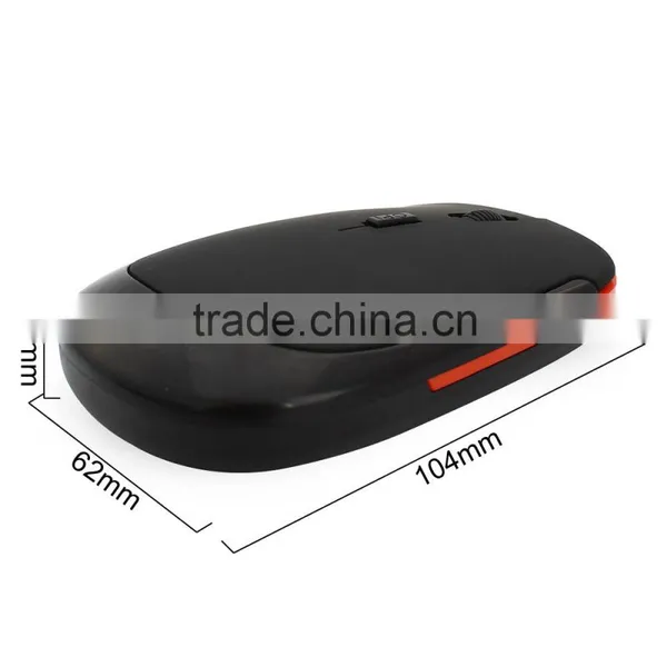 Ultra Thin Optical 2.4GHz Wireless USB Mouse for PC Laptop 4 Bottoms Game Mice photo-4