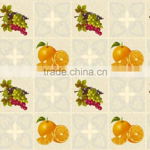 PVC Transparent Printed Tablecloth / PVC Table Cloth Rolls photo-2