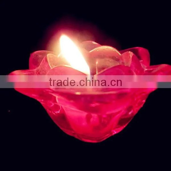 Candle Holder/unique Shaped Colored Glass Empty Wax Container Jar photo-4