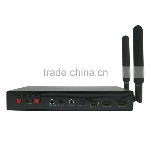 WIFI HDMI Matrix 4x2 + Amplifier (Support IOS/Android WIFI Display, 4Kx2K,Bass/speaker Output) photo-6
