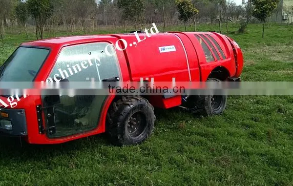 Self Propelled Garden Orchard Vineyard High Press Boom Tank Air Blast Sprayer Vehicle 1000L With Itlay Pump and A/c Cabin photo-5