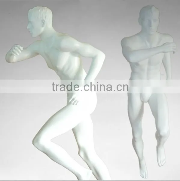 Fashion Fibreglass Running Mannequin Dressmaker Sport Model for Sale photo-2