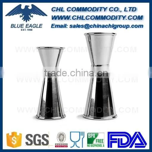Double Head Measure Stainless Steel Cocktail Jigger With Rolled Edge photo-3