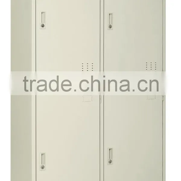 Steel Pad Lock 4 Doors Wardrobe Lockers Metal Wardrobe Lockers photo-2