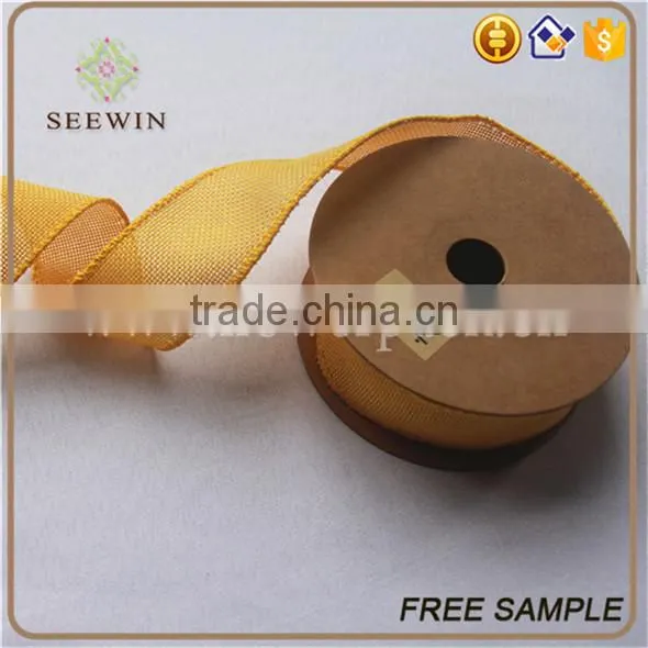 China Textile Wholesale Flax Linen Fabric for Artificial Jute Ribbon photo-2