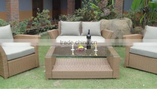 2012-4pcs Modern Outdoor Sofa Set/ PE Rattan Wicker Sofa Set/rattan Outdoor Sofa Set/garden Sofa Set/garden Chair