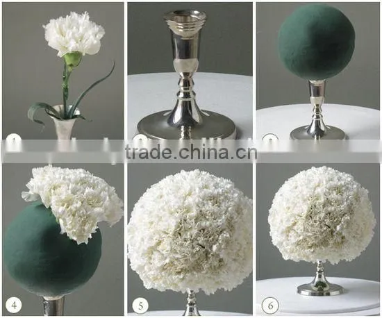 Wholesale Wet Floral Foam Balls , Spherical Shape of Floral Foam photo-2
