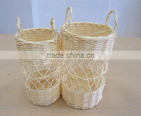 RH-YF29 Set of 2pcs Wholesale Rattan Round Storage Bread Basket