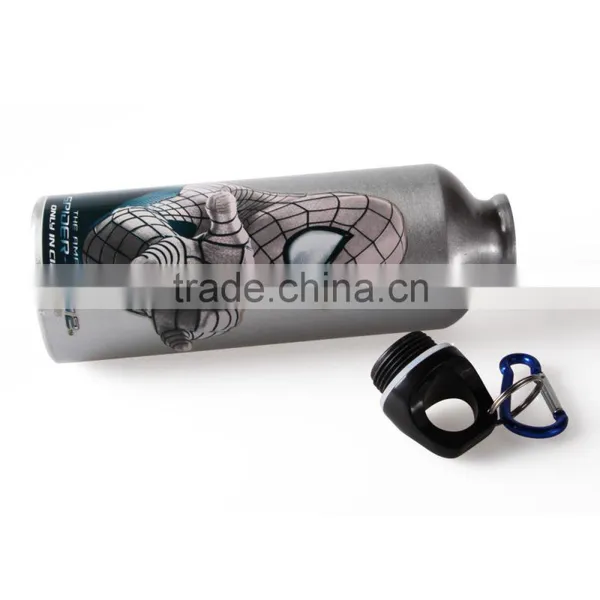 Aluminum Water Bottle Spider Man Design Cold Color Changing photo-4