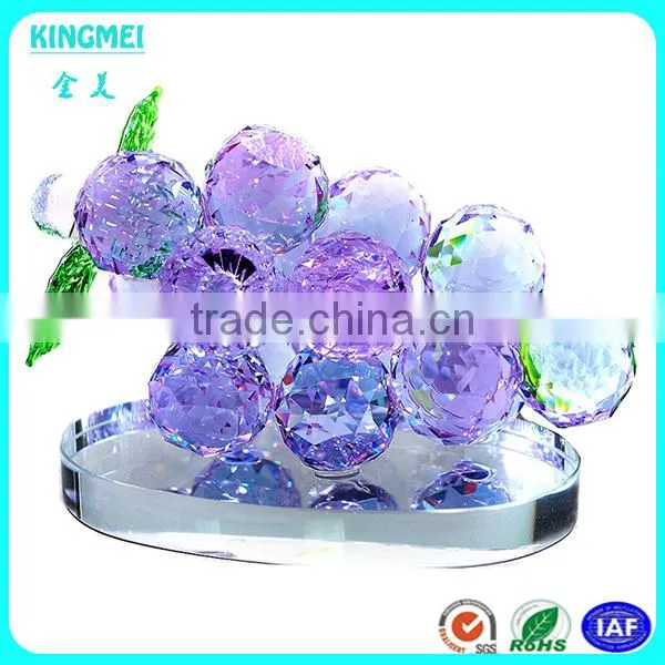 Coloful Crystal Grape Decoration Gift photo-5