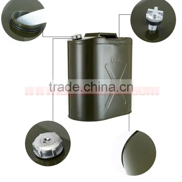 Metal Oil Can Tank Jerry Jerrican Oil Drum 5L-10L-20L-30L-40L-60L photo-5