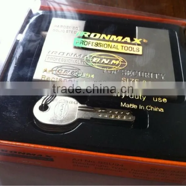 Large Size Rectangular Iron Padlock Steel Padlocks photo-6