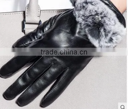 HOT SELLING Women's Natural Waterproof Leather Gloves