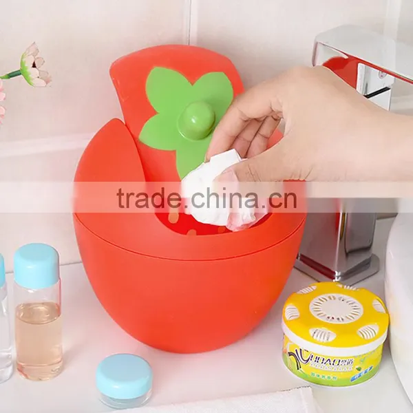 Custom Plastic Desktop Trash Can Mini Dustbin Sale Price photo-5