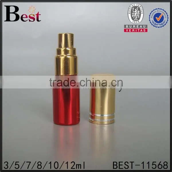 3ml 5ml 10ml Cosmetic Mini Perfume Spray Bottle Silver Perfume Spray Bottle Round Shape Pocket Sized Perfume Spray Bottle photo-3