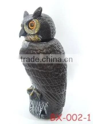 Lifelike Owl Scarecrow With Bobble Head photo-3