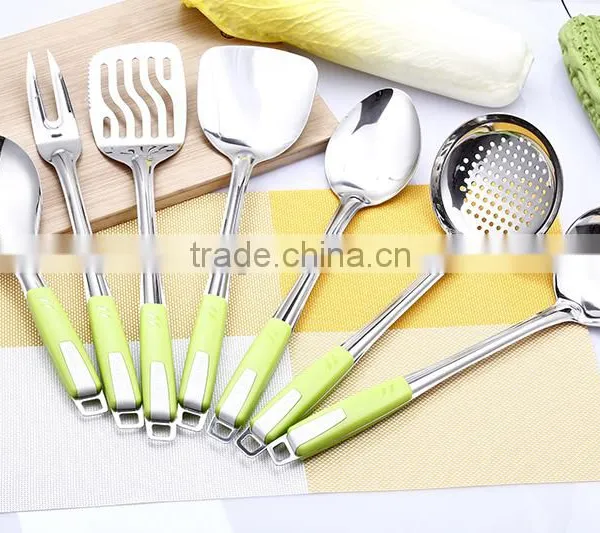 BYX02 Kitchen Utensil Stainless Steel Meal Spoon photo-2