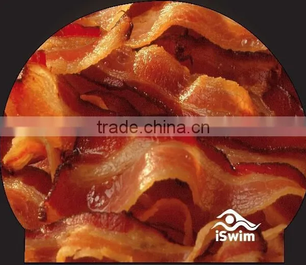 Full Color Whole Cap Printing Colorful Silicone Swimming Cap photo-4
