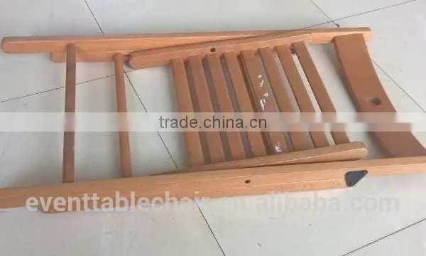 Slat Folding Chair Outdoor Garden Folding Chair With Beech Wood photo-2