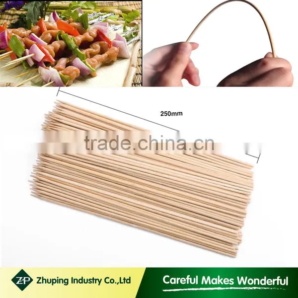 Natural Round Bamboo Skewers/bamboo Skewer In Bag/ Bamboo Bbq Skewer Wholesales