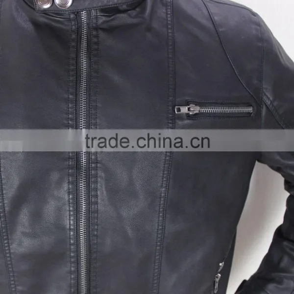 2015 Mens Fashion Leather Jacket Spain photo-3