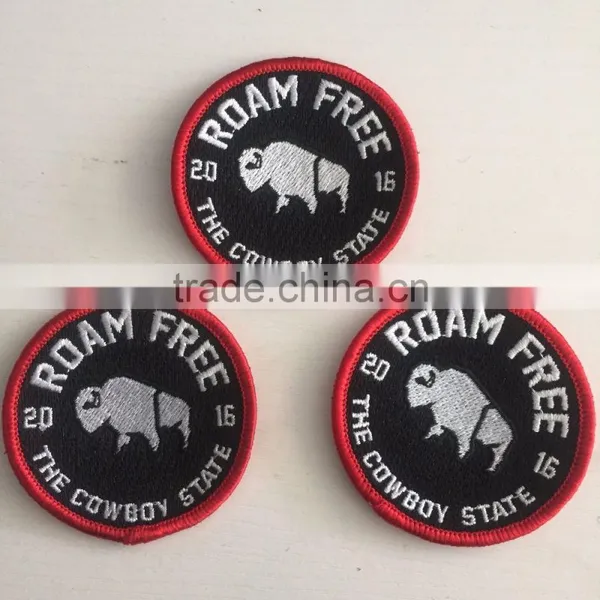 2016 Custom Fashionable High Quality Washable Garments Embroidery Patch Badges photo-5
