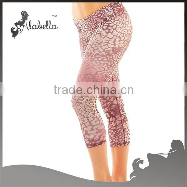 Women Basic Slim Capri Leggings & Sublimation Capri Like Spider Web photo-2