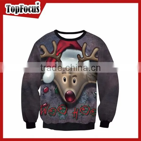 China Factory Price Hot Sale Promotion Men Printed Hoodies Sweatshirt photo-3
