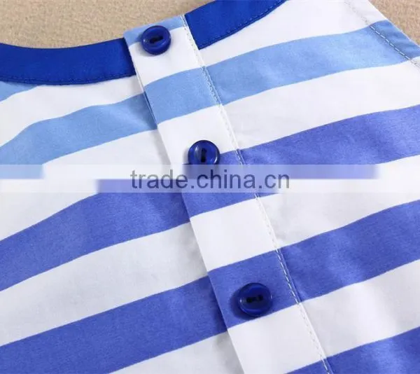 2015 Mom and Bab Wholesale Fashion Girl Tops Cotton Woven Design photo-4