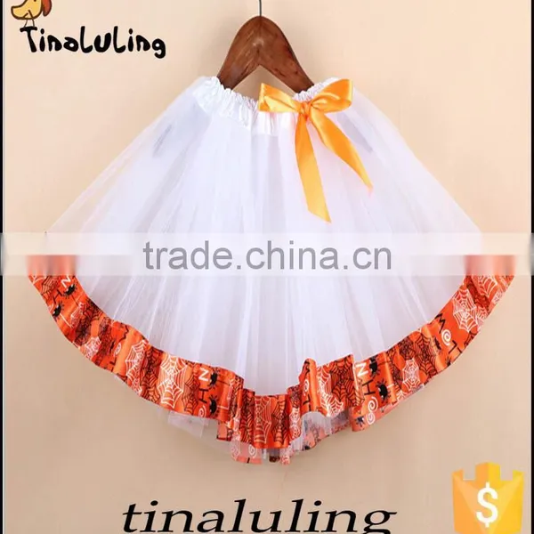 New Fashion Halloween Pumpkin Tutu Skirts Children Holiday Tutus Baby Dance Wears Halloween Pettiskirt photo-4
