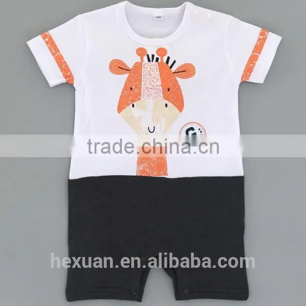 100% Cotton Short Baby Romper Wholesale photo-2