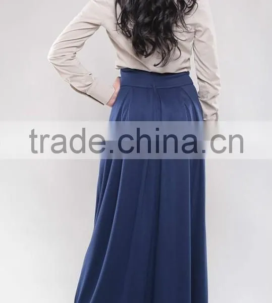 Elegant Business Woman Maxi Skirt Wholesale Ladies Office Long Skirts photo-5