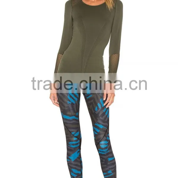 Women Sublimation Sport Pants Wholesale Fitness Yoga Wear Leggings photo-6