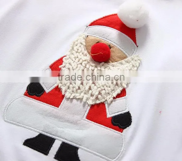 Two Styles Cotton Santa Claus Christmas Baby Boy Clothing Set photo-3